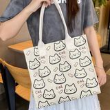  Túi tote cứng mèo nhí cá 32x13x32cm 