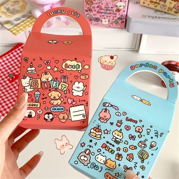  Hộp quà ngôi nhà vuông 8x8x16cm 