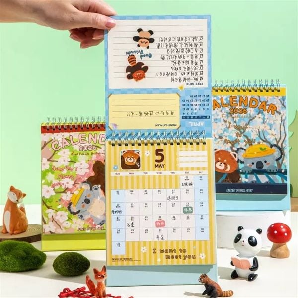  Lịch để bàn thú ngắm hoa 