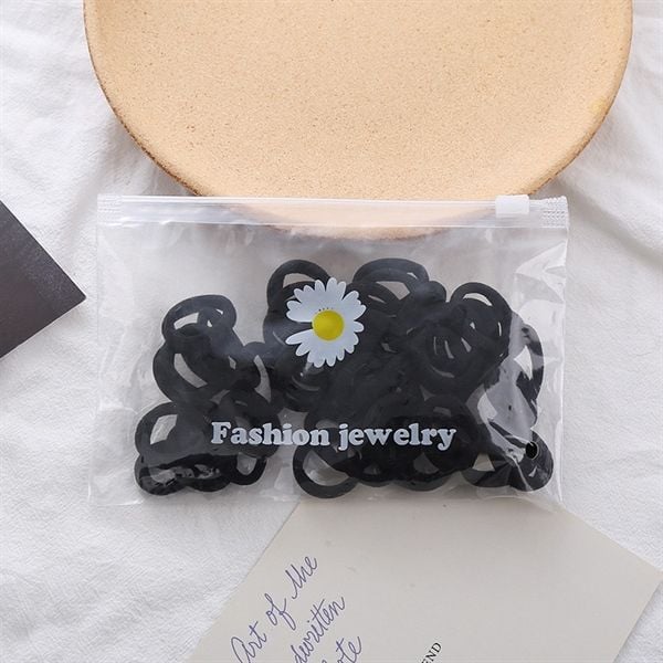  Túi chun vải hoa cúc 