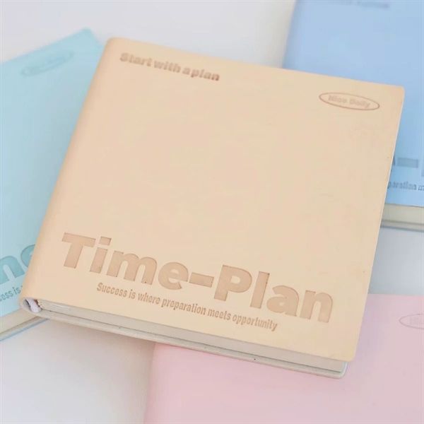  Sổ Time Plan sắc màu 10x10cm 