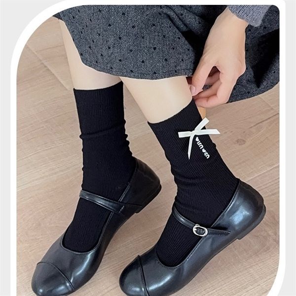  Tất Miu Miu gân nơ 