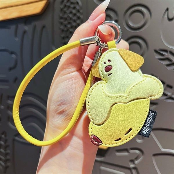  Móc khoá da cún chuối 