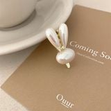  Kẹp tóc thỏ ngọc trai 