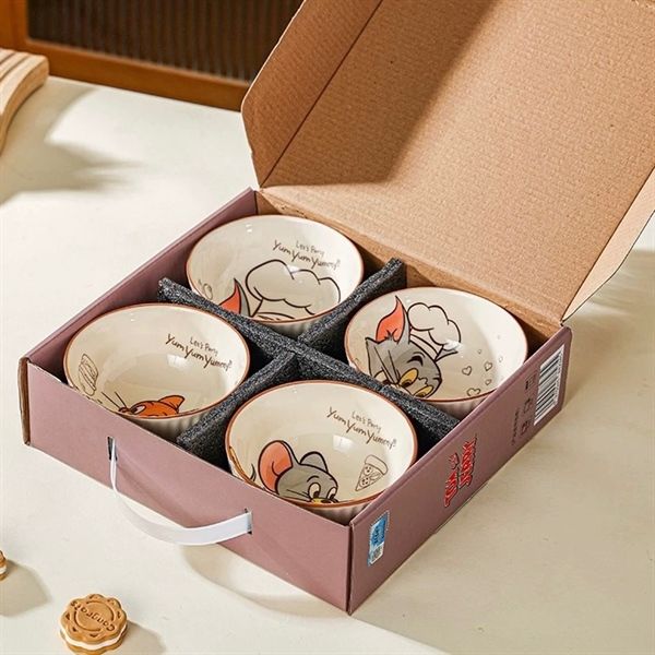  Set 4 bát con Tom&Jerry 