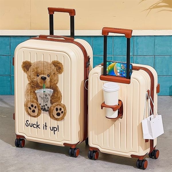  Vali gấu uống trà sữa 