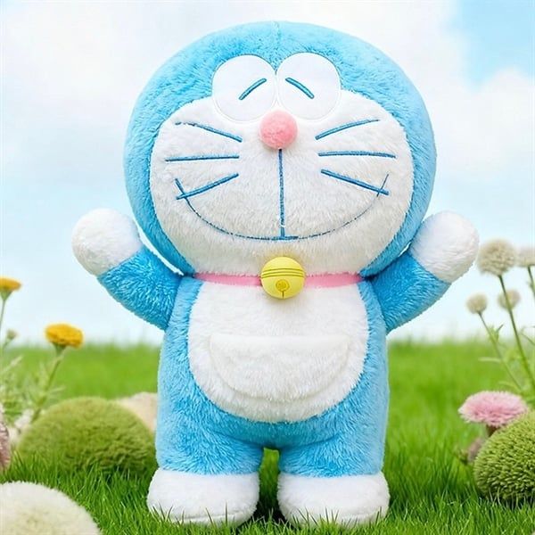  Doraemon bông cười tít mắt 