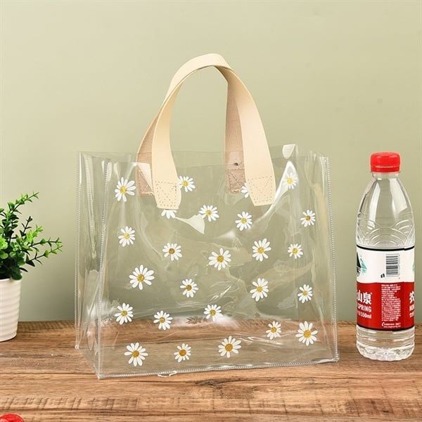  Túi quà trong hoa cúc quai da 