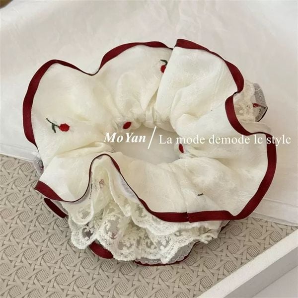  Scrunchies cherry ren 