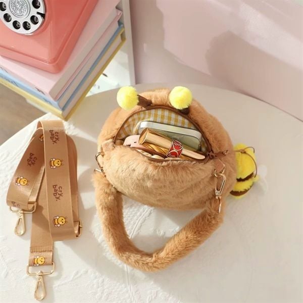  Túi bông Crbaby ong 2 quai 22cm 