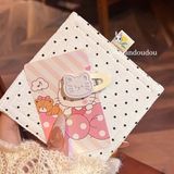  Kẹp bầu dục mặt mèo dễ thương 