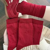  Tất Tom's family tone đỏ hình nổi nhí 