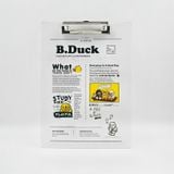  Bảng kẹp tài liệu nhựa trong B.Duck A4 