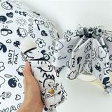  Ô hình vẽ trắng đen 