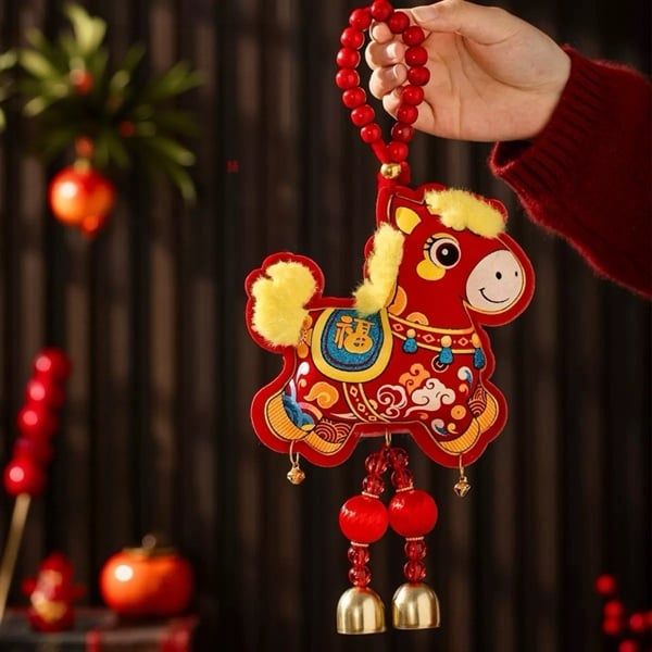  Dây treo ngựa chuông decor Tết 