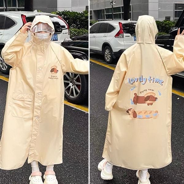  Áo mưa choàng hình dễ thương 