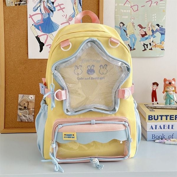  Balo 3 thỏ ngăn ngôi sao 