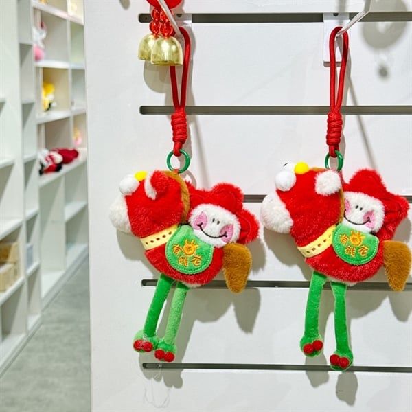  Móc khoá ngựa bông mắt trố hoa 