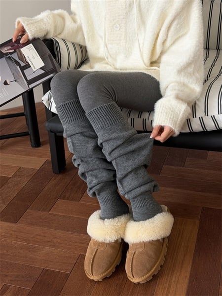  Tất len cao cổ qua gối You Jia Xiu 