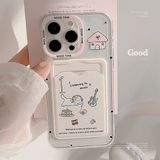  Ốp kẹp thẻ Good Time mèo 