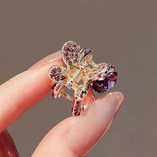  Kẹp càng cua bướm mini ngọc 