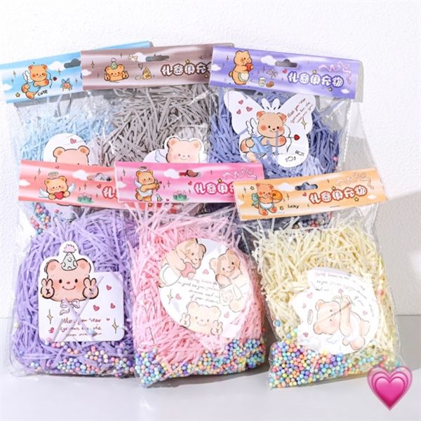  Túi giấy rơm mix phụ kiện 