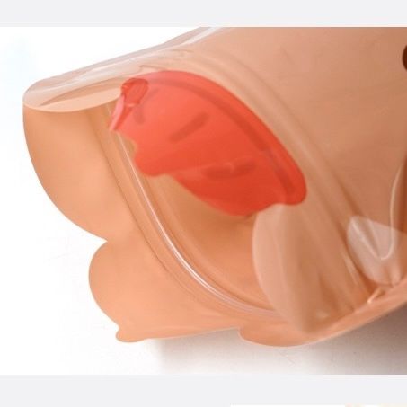  Túi quà zip thú quàng khăn 22x18cm 