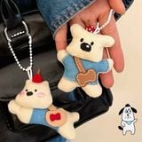  Móc khoá cún dẹt túi xương 