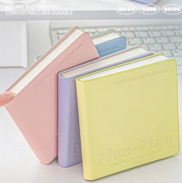  Sổ Time Plan sắc màu 10x10cm 