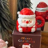  Cốc ông già Noel Geometric 360ml 