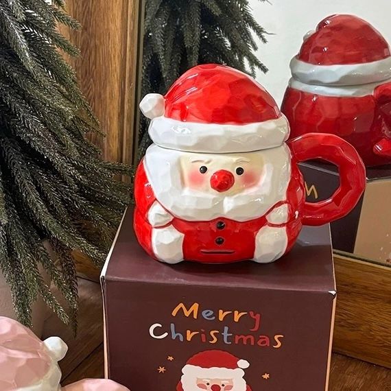  Cốc ông già Noel Geometric 360ml 