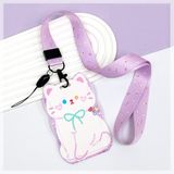  Dây đeo thẻ Mèo đeo nơ 