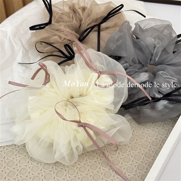  Scrunchies voan nơ mảnh 