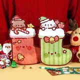  Túi quà zip bít tất thú Giáng Sinh 