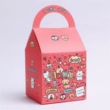  Hộp quà ngôi nhà vuông 8x8x16cm 