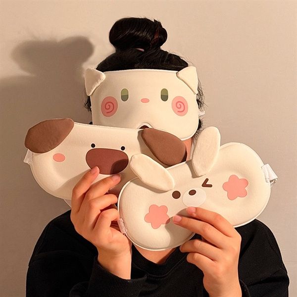  Bịt mắt 3D cún tai nổi 