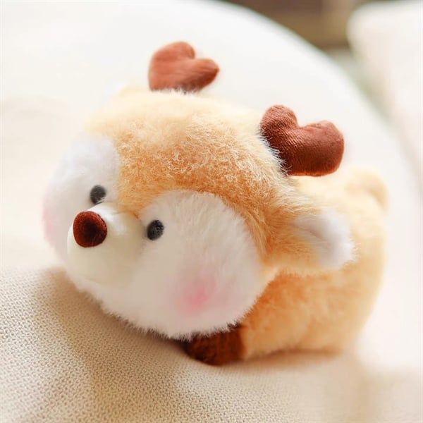  Tuần lộc bông dáng nằm 16cm 