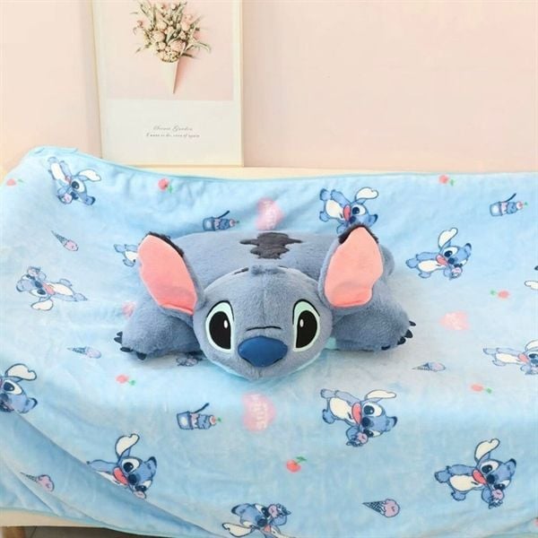  Set gối kèm chăn Stitch 100x150cm 