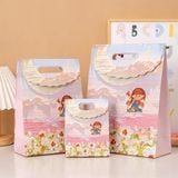  Túi quà gập miệng sơn dầu bé gái 