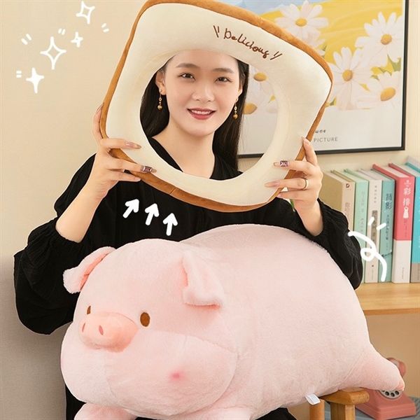  Heo bông bánh gối 