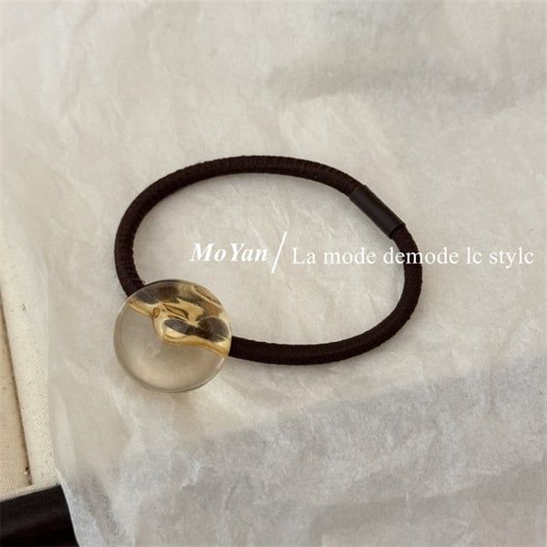  Chun buộc tóc đá giọt nước 