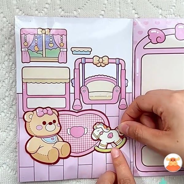  Set làm sổ DIY stylist phòng công chúa Telado 