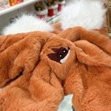  Mũ bông kiêm khăn quàng cổ cáo 