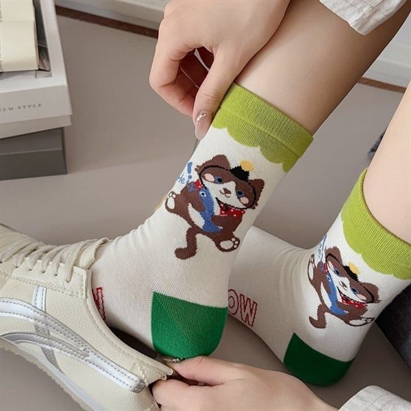  Tất Mekki mèo màu sắc 