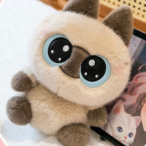  Mèo xiêm bông 23cm 