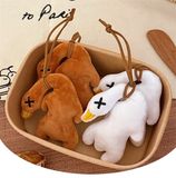  Móc khoá vịt quay bông 