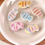  Kẹp tóc cá béo kẻ sọc 