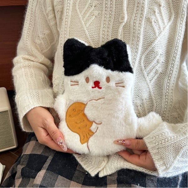  Túi chườm mèo ôm cá 500ml 