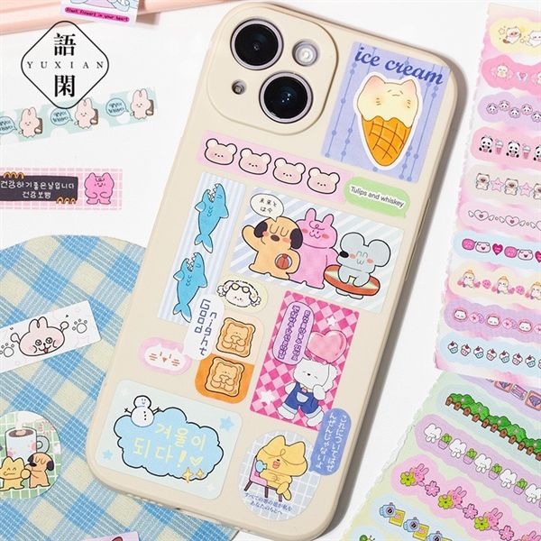  Sổ Sticker Yuxian mini 300 miếng 