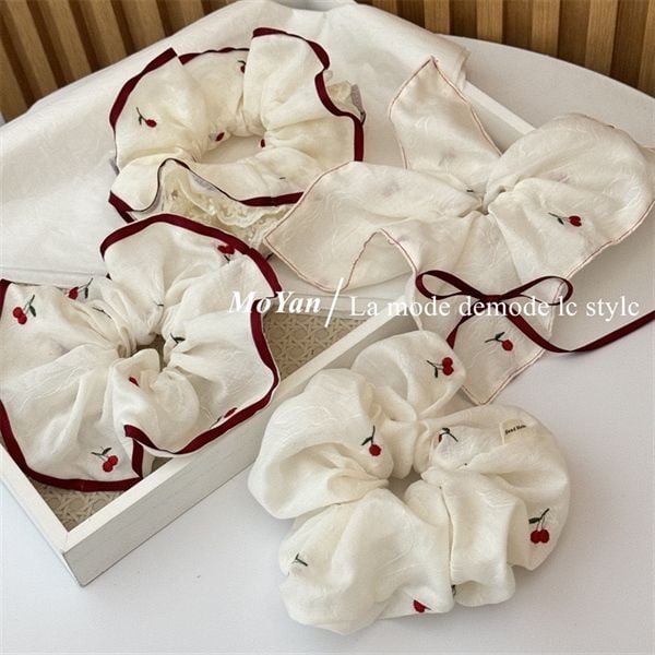  Scrunchies cherry ren 